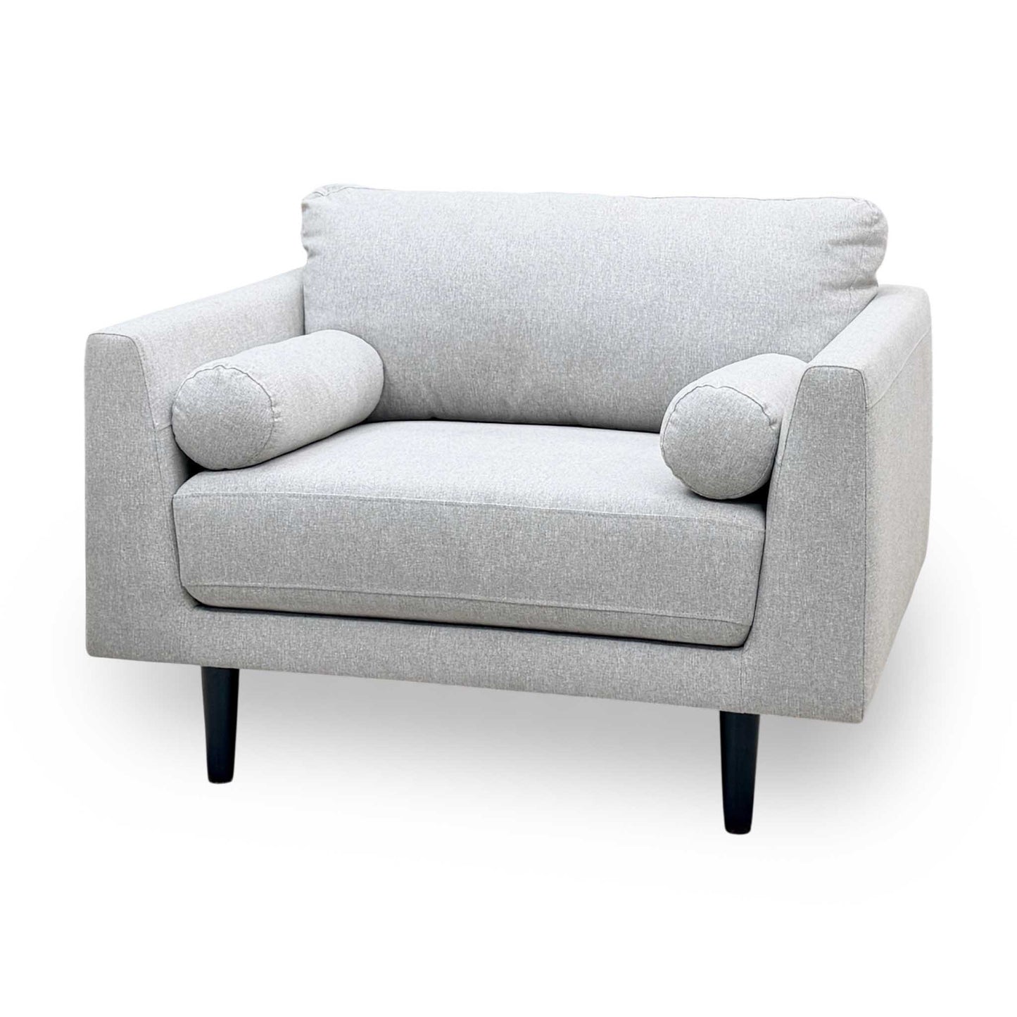 Habitat 'Jacob' Grey Fabric Snuggler Chair