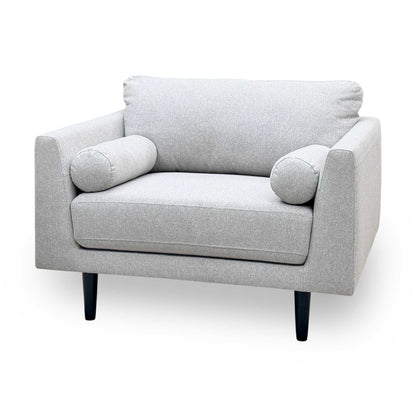 Habitat 'Jacob' Grey Fabric Snuggler Chair