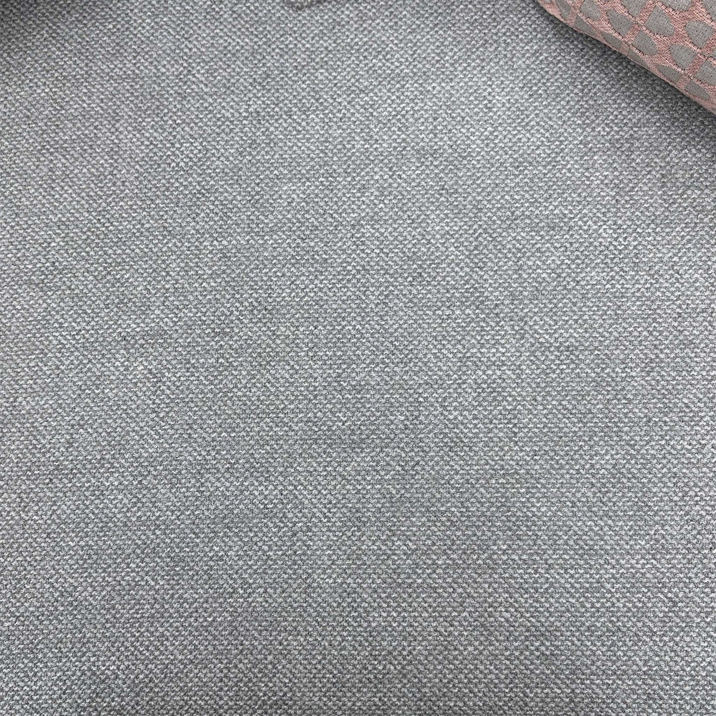 ‘Lorella’ Silver Lorella Woven Fabric Pillow Back Right Hand Facing Corner Sofa