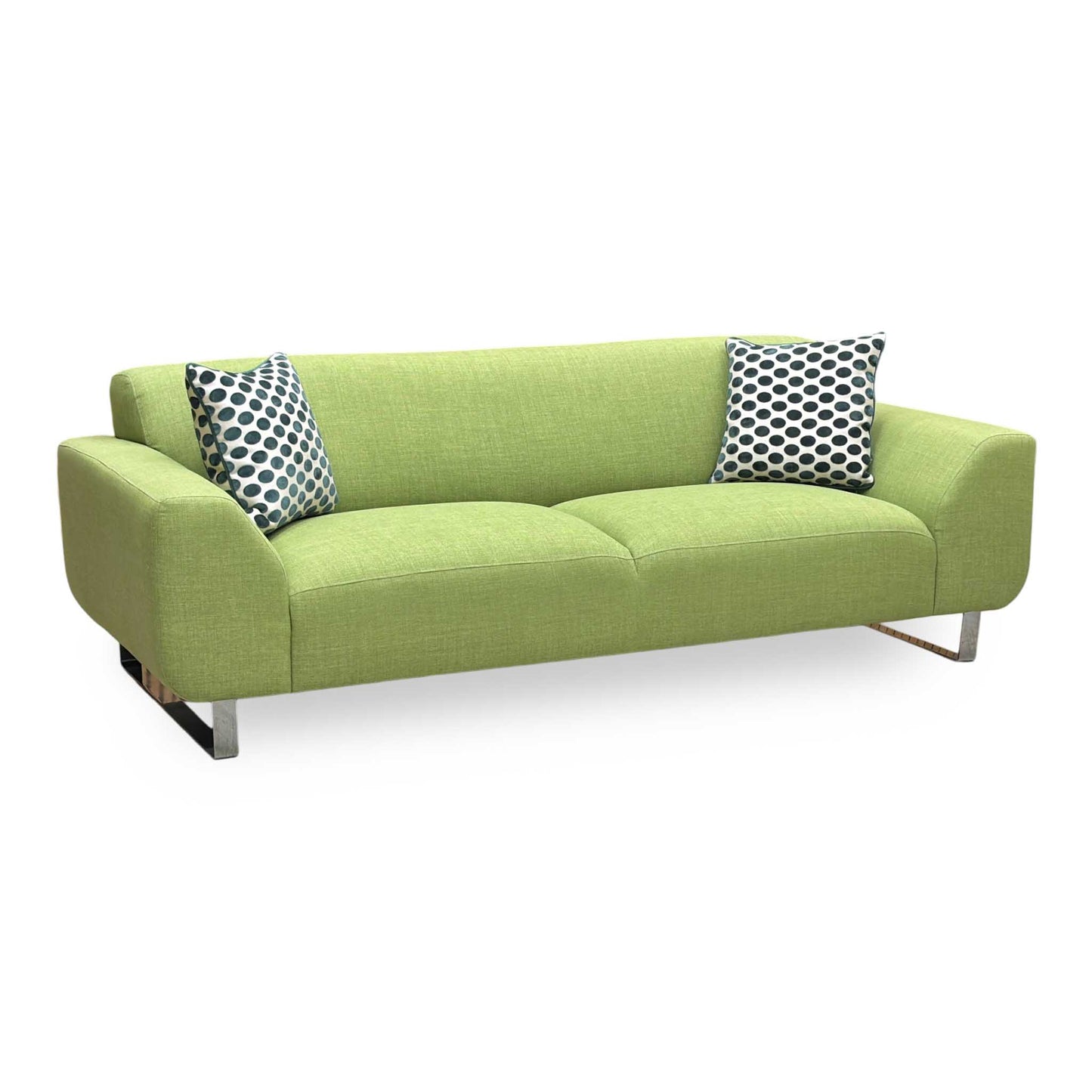 ‘Hardy’ Lime Green Revive Fabric 3 Seater Sofa