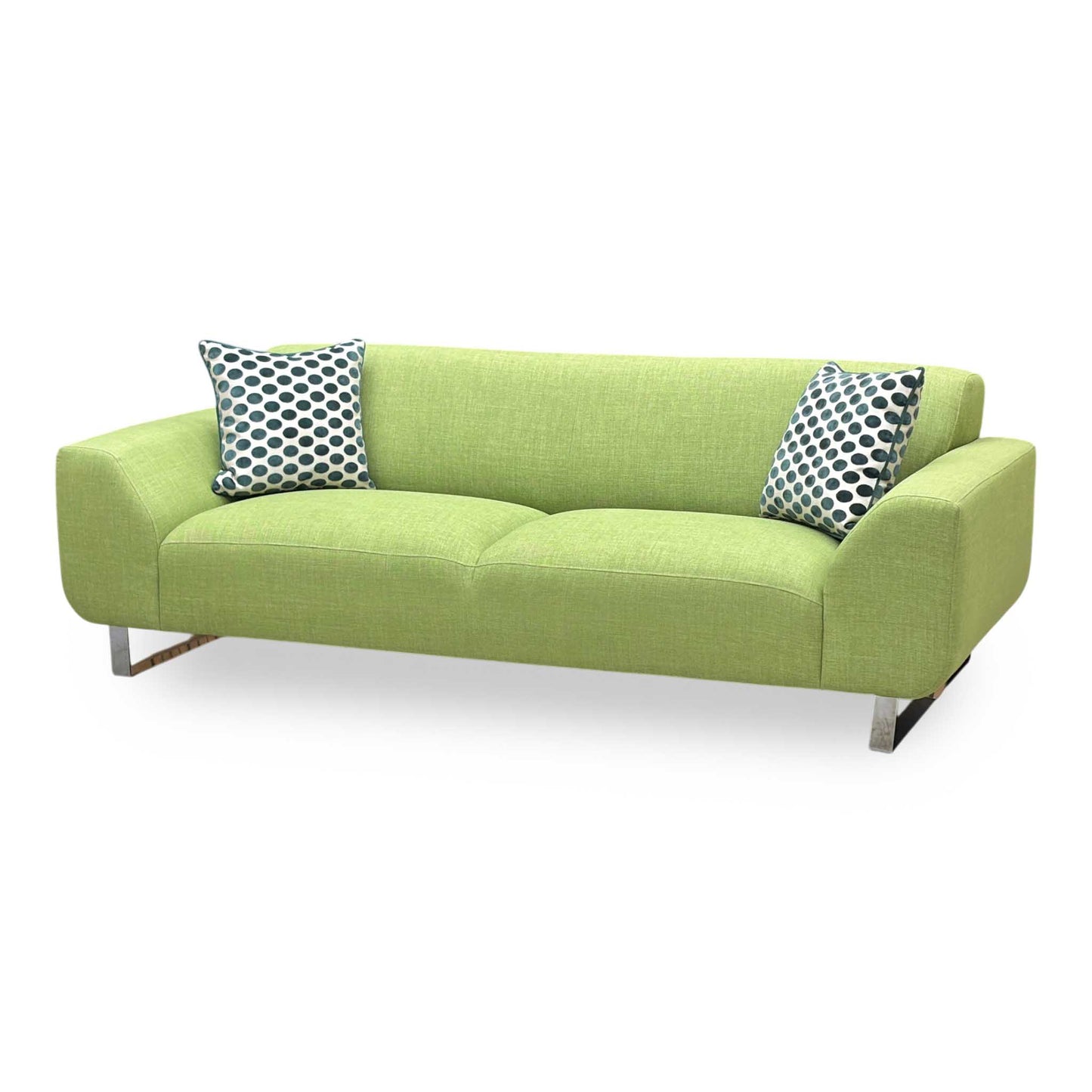 ‘Hardy’ Lime Green Revive Fabric 3 Seater Sofa