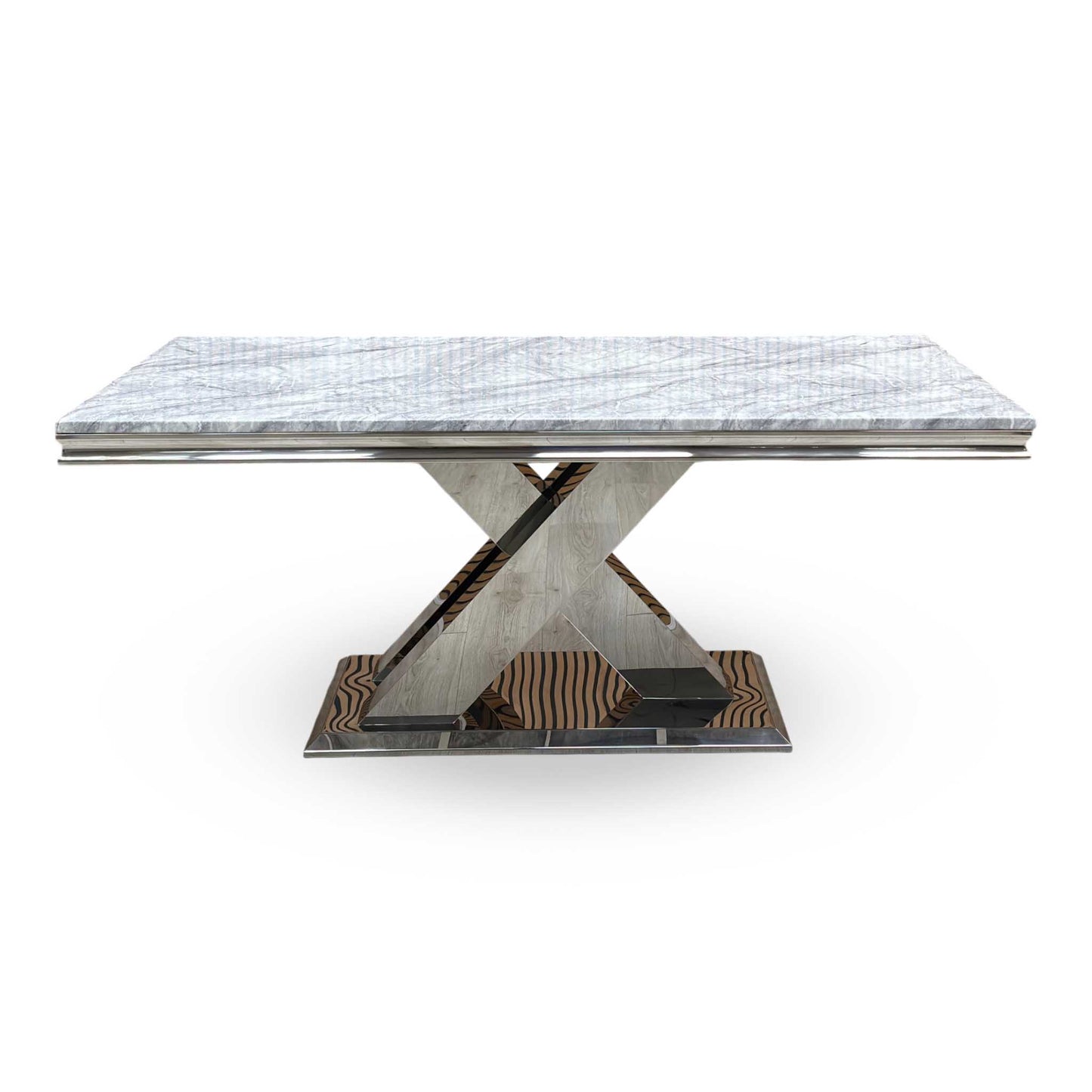 ‘Dolce’ Real Marble Large 180cm Fixed Dining Table