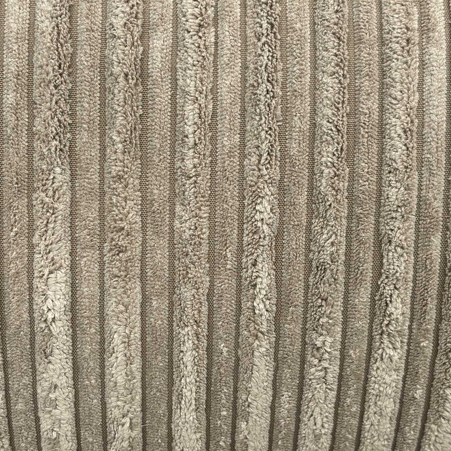‘Claude’ Steel Grey Jumbo Cord Fabric 2 Seater Sofa