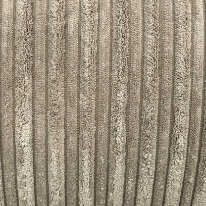 ‘Claude’ Steel Grey Jumbo Cord Fabric 2 Seater Sofa