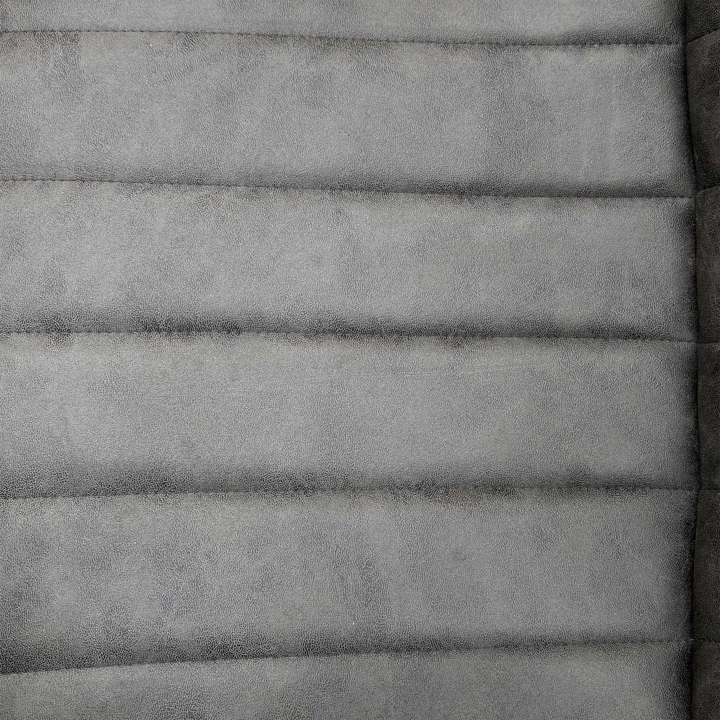 ‘Lisa’ Grey Microfibre Fabric Set of 4 Dining Chairs