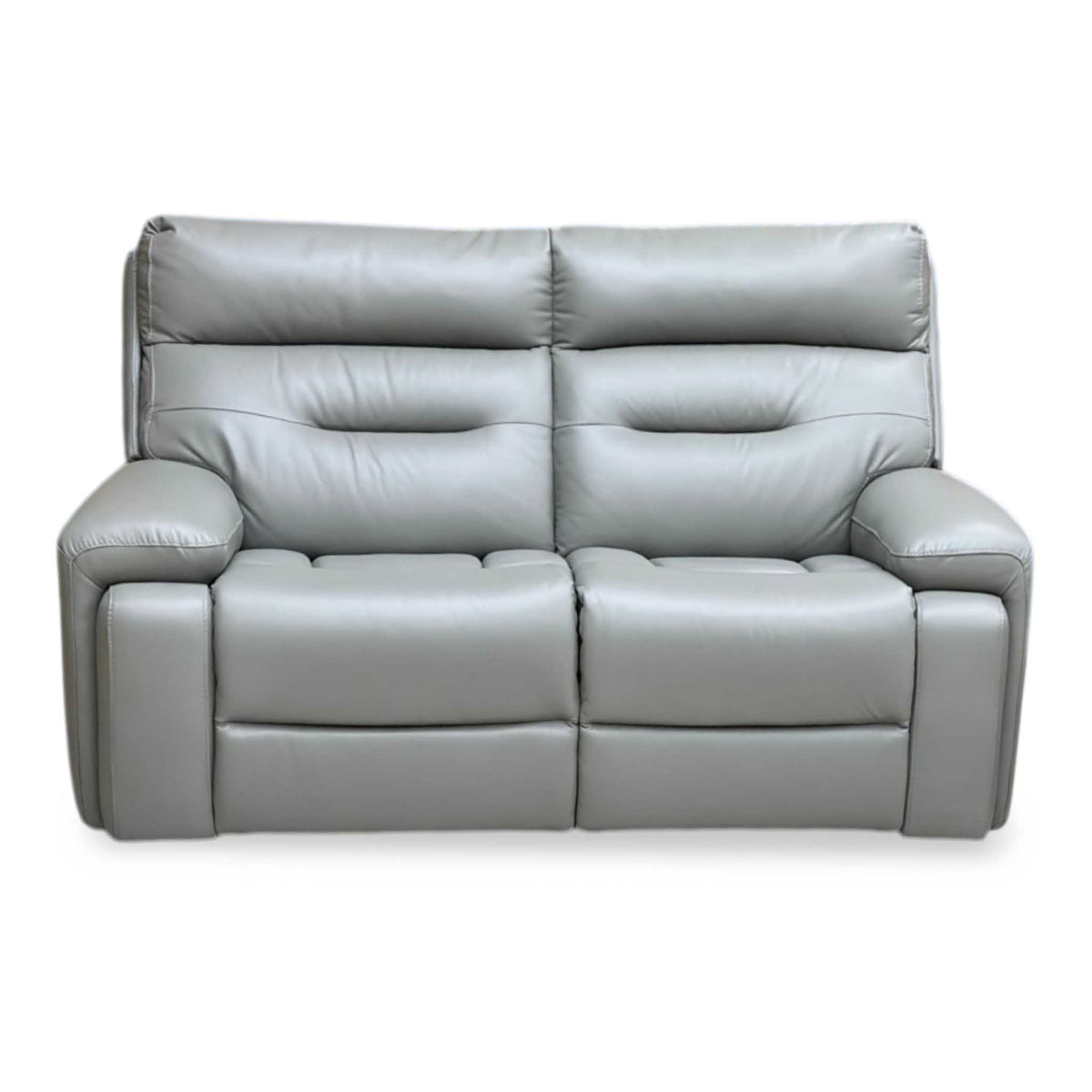 'Cinemax' Natural Ash La-4825 Leather 2 Seater Sofa