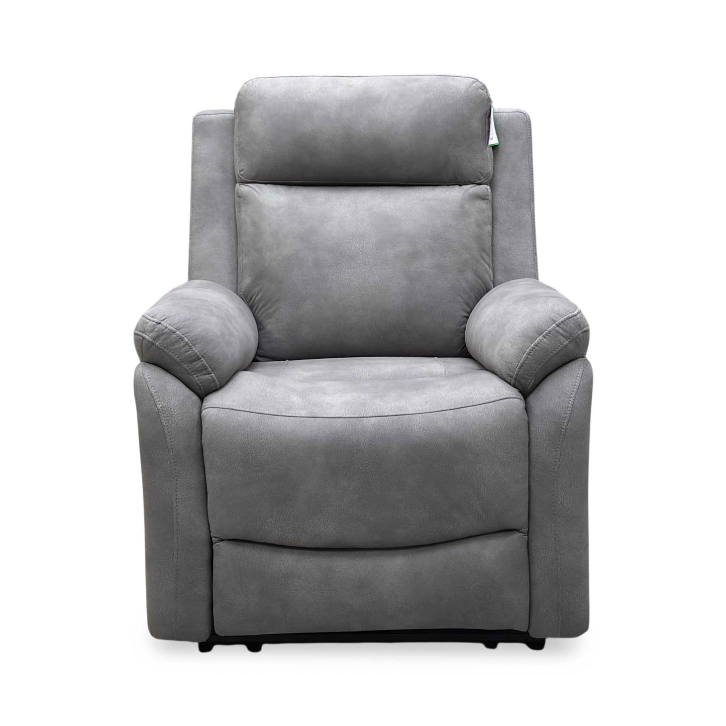 ‘Linea’ Storm Grey Fabric Power Recliner Armchair
