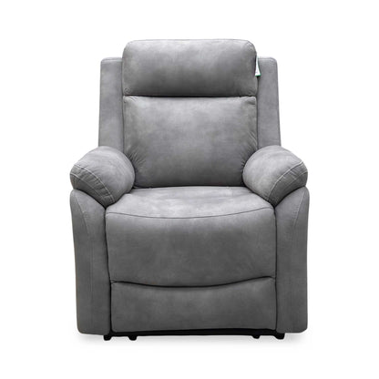 ‘Linea’ Storm Grey Fabric Power Recliner Armchair