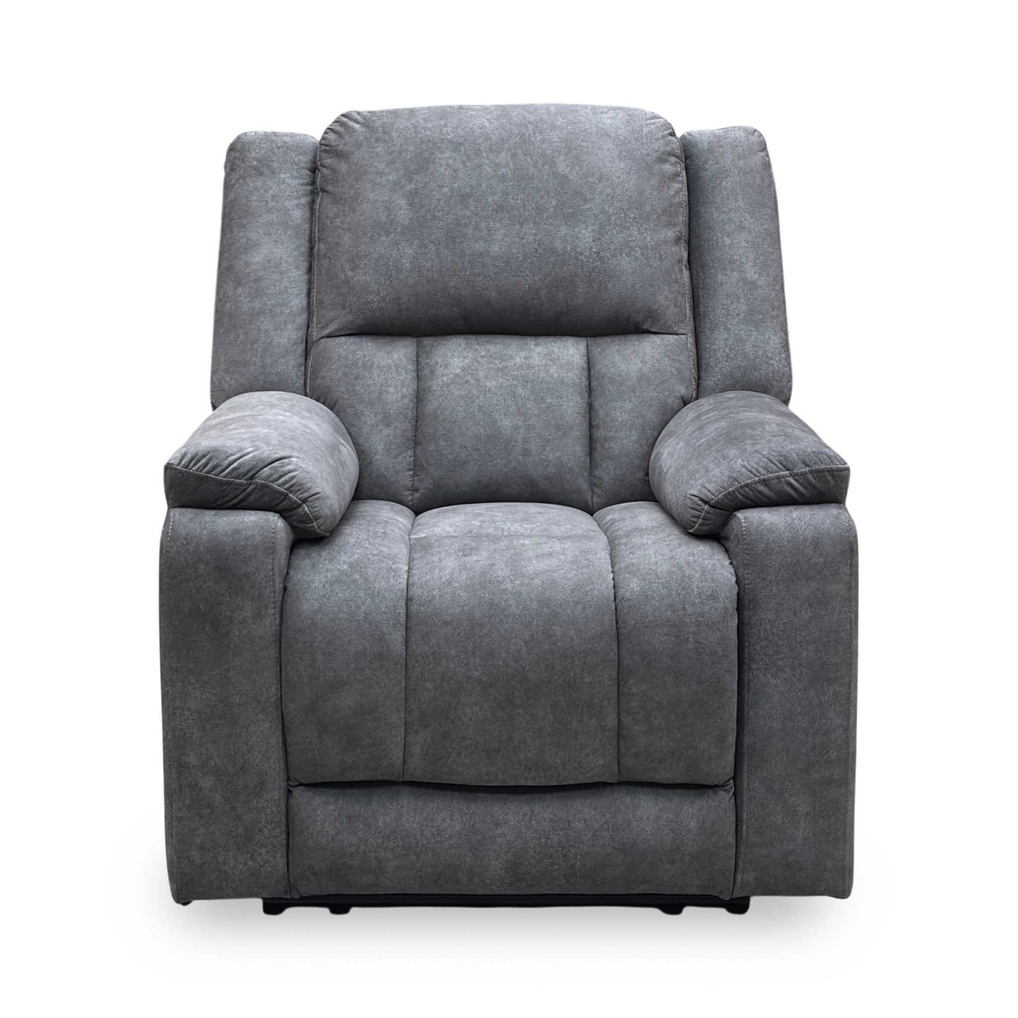 ‘Savoy’ Dark Grey Microfiber Fabric Power Recliner Armchair