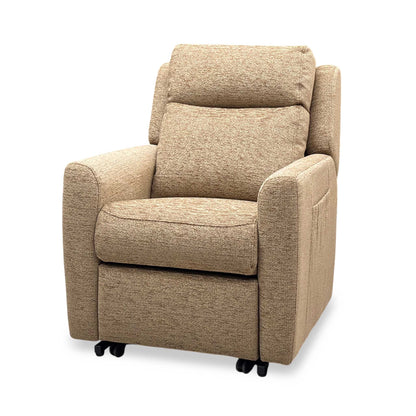 G Plan ‘Wren’ A070 Boucle Cocoa Brown Fabric Lift and Rise Recliner Chair
