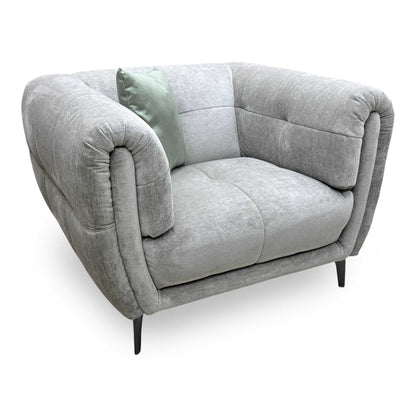 Ideal Home 'Sienna' Hudson Mist Grey 25451 Fabric Chair