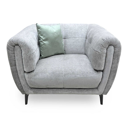 Ideal Home 'Sienna' Hudson Mist Grey 25451 Fabric Chair