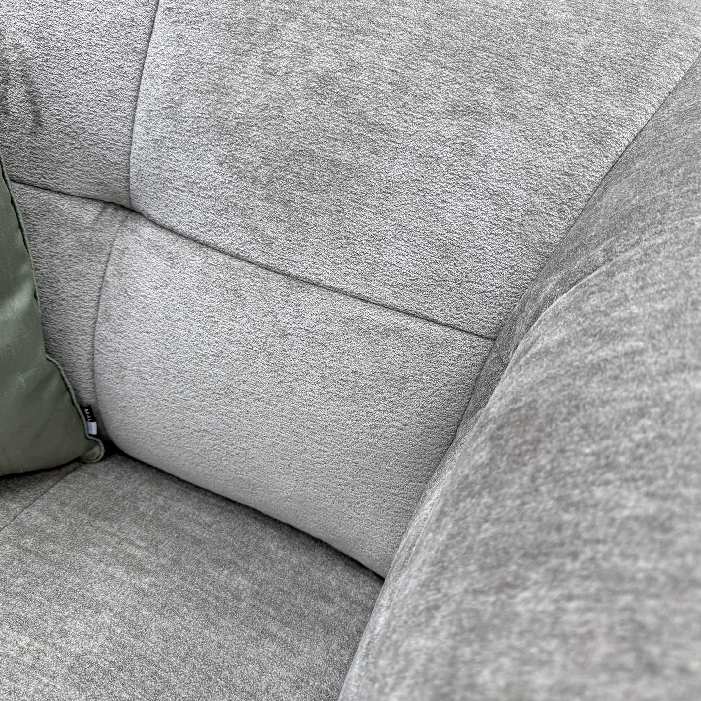 Ideal Home 'Sienna' Hudson Mist Grey 25451 Fabric Chair