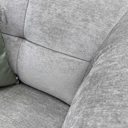 Ideal Home 'Sienna' Hudson Mist Grey 25451 Fabric Chair