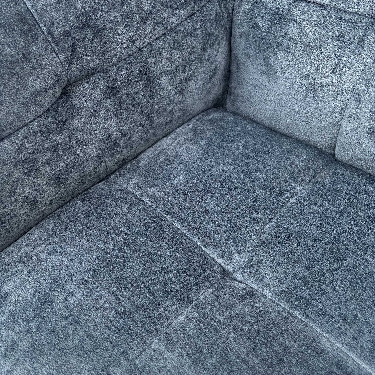 Ideal Home 'Sienna' Hudson Ocean Blue 25315 Fabric 3 + 3 Seater Sofa Set