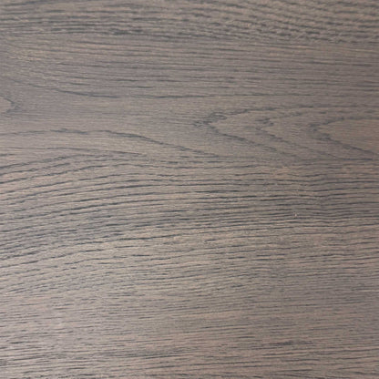 Bodahl 'Njord' 2 Smoked Solid Oak Straight Top 160cm Dining Table with Metal Star Base