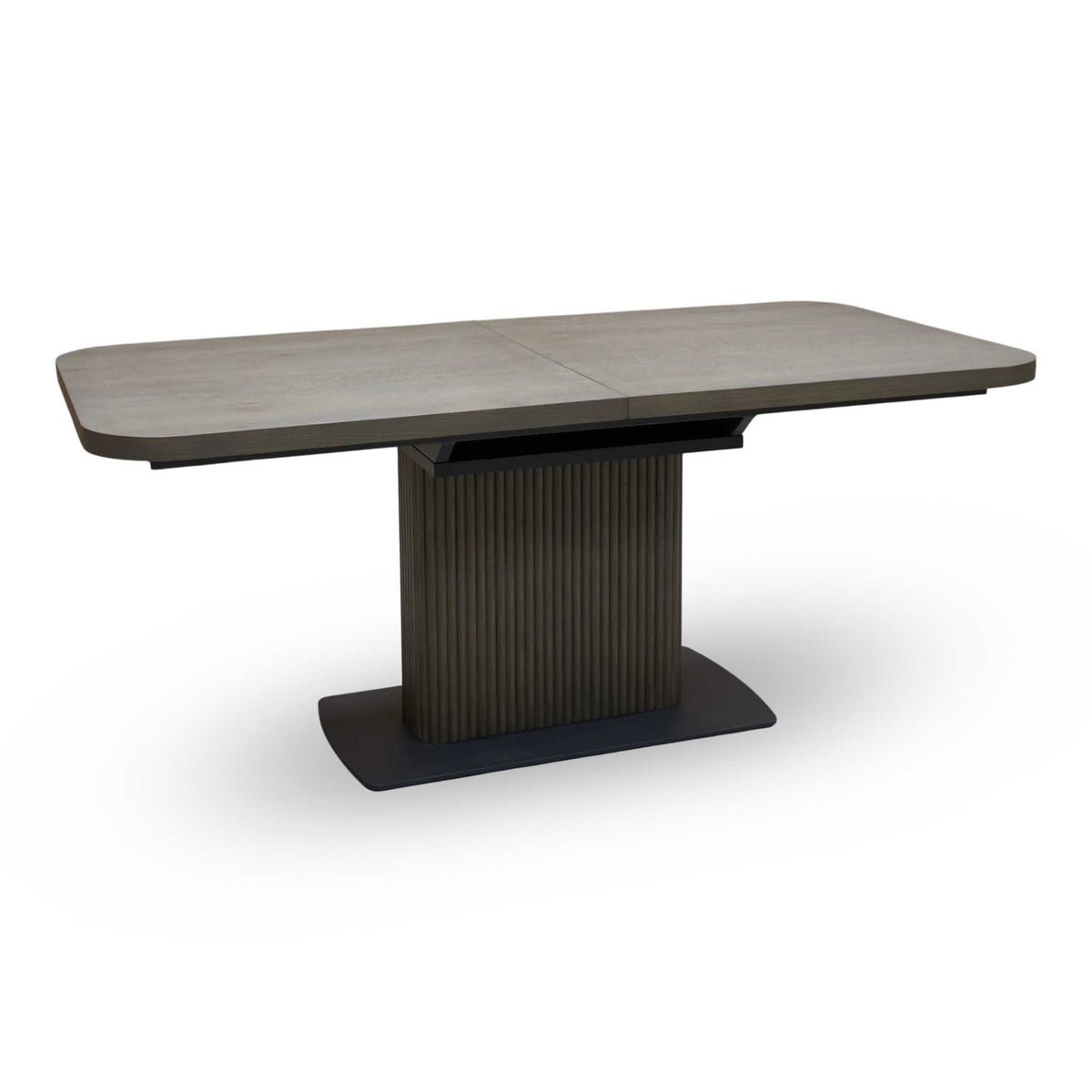 'Jai' Dark Oak Solid Oak Large Extending Dining Table