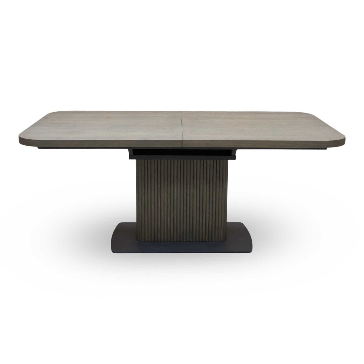 'Jai' Dark Oak Solid Oak Large Extending Dining Table