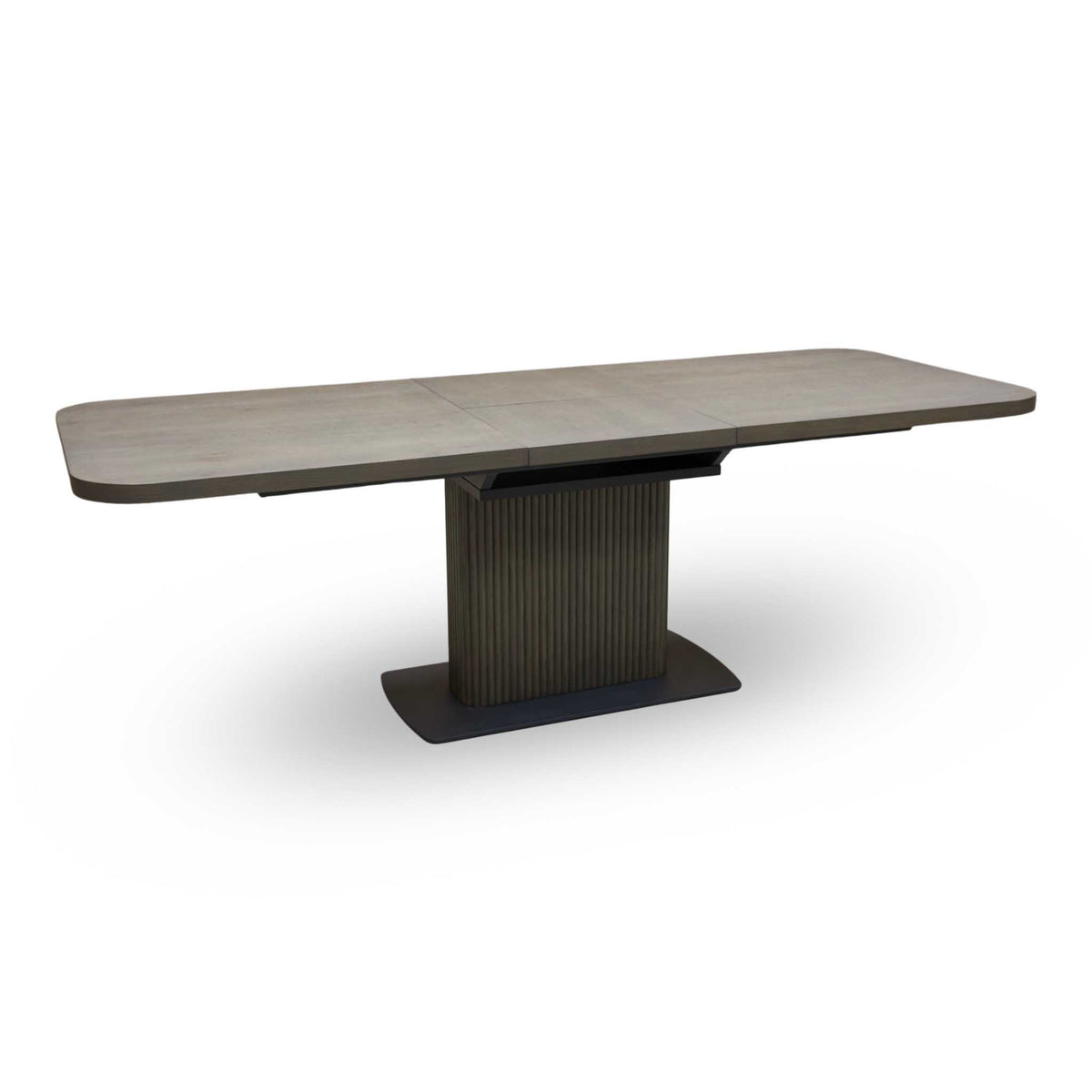 'Jai' Dark Oak Solid Oak Large Extending Dining Table
