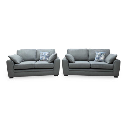 'Chalfont' Texas Linen Fabric 3 + 2 Seater Sofa Set
