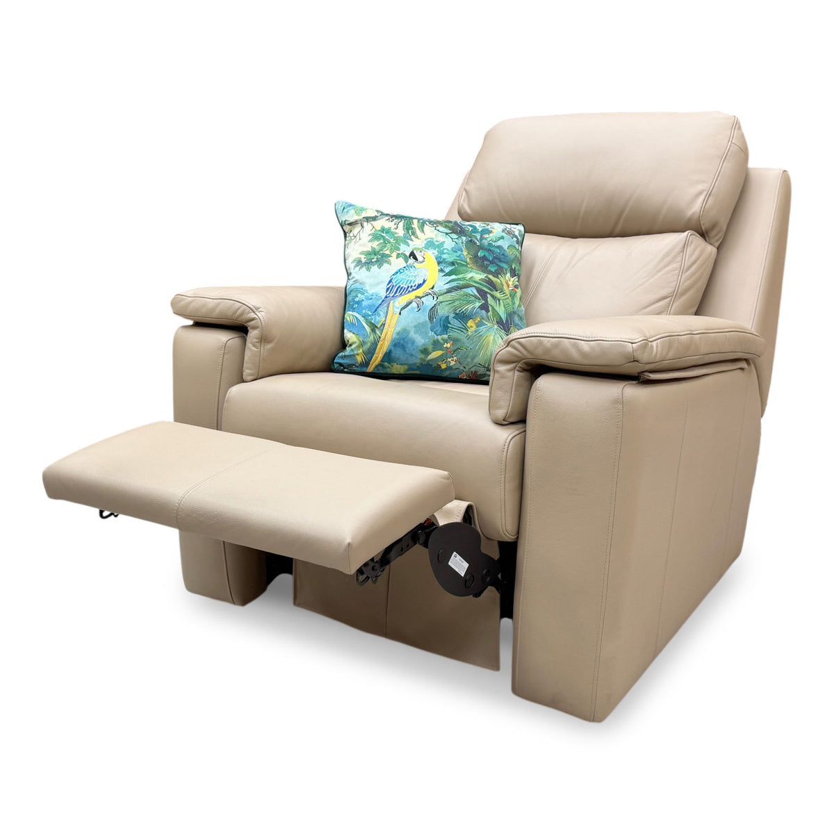 G Plan 'Thornbury' L845 Cambridge Putty Cream Leather Power Recliner Chair with Power Headrest and Power Lumbar
