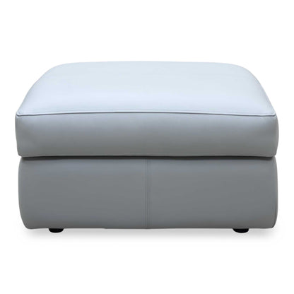G Plan ‘Seattle’ H008 Durham Grey Leather Storage Footstool