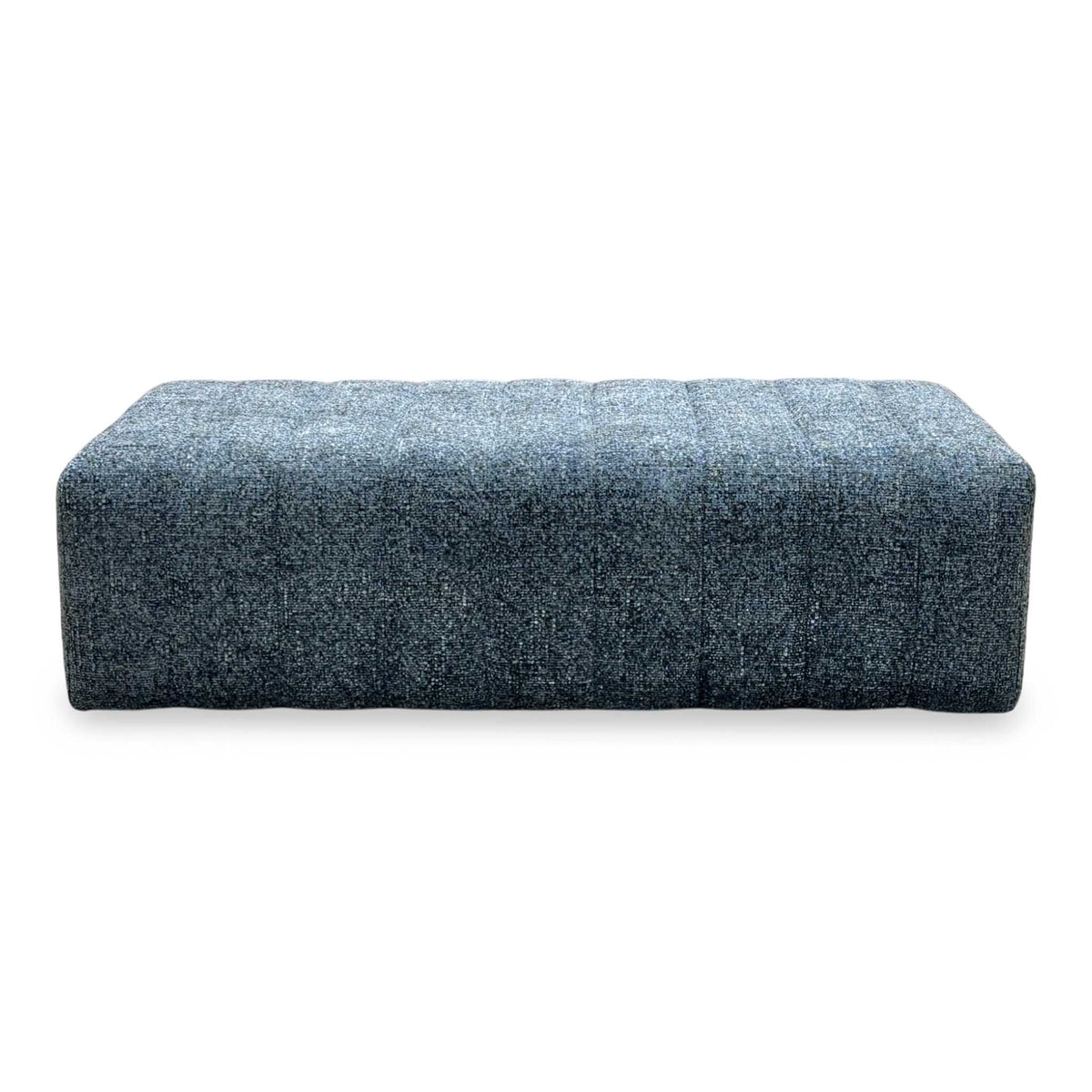 'Retreat’ Odyssey Subzero Dark Grey Fabric Designer Footstool