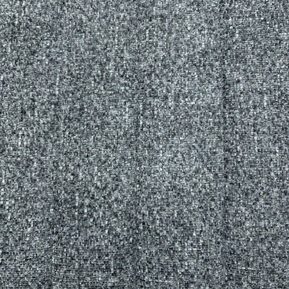 'Retreat’ Odyssey Subzero Dark Grey Fabric Designer Footstool