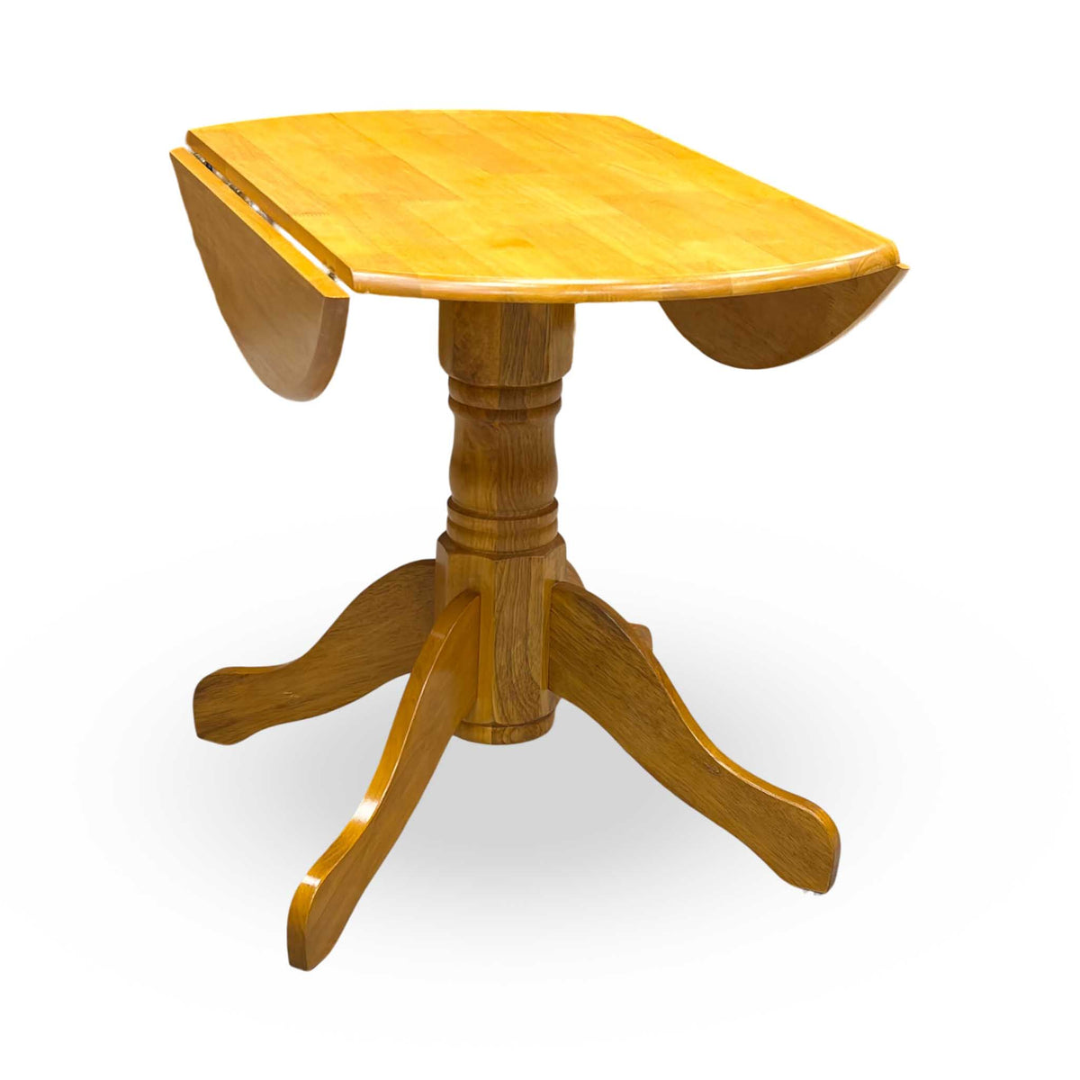 'Barry' Oak Veneer Round Fold Up Dining Table