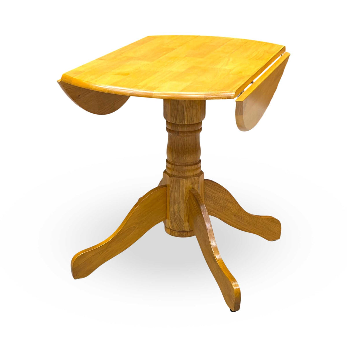 'Barry' Oak Veneer Round Fold Up Dining Table