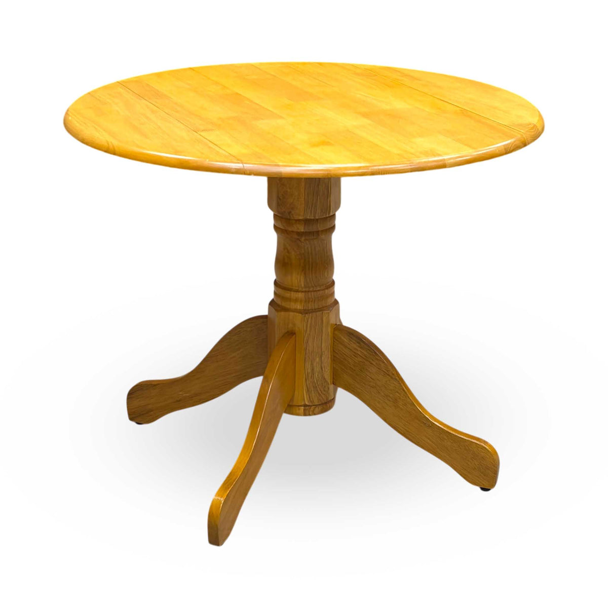 'Barry' Oak Veneer Round Fold Up Dining Table