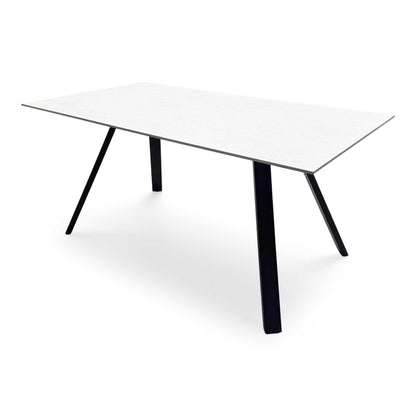 ‘Quinn’ Taupe Grey Sintered Stone Dining Table