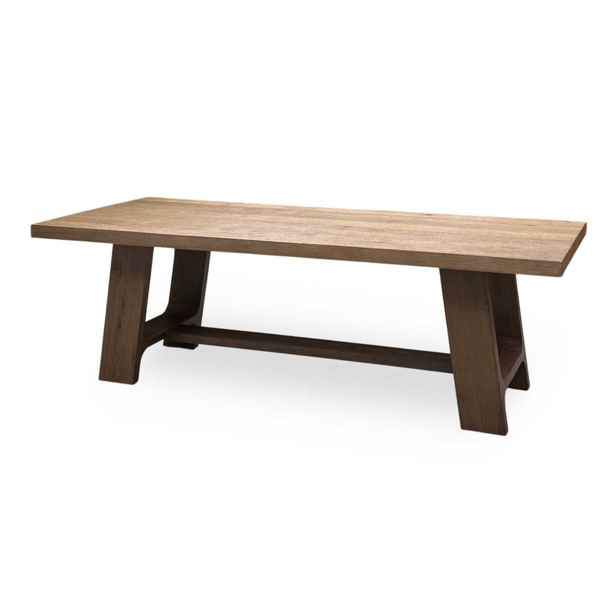 ‘Massimo’ Cashew Brown Veneer 230cm Wooden Dining Table