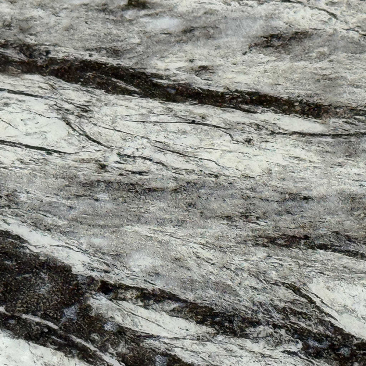 'Cheryl' Grey Marble Top Dining Table with U Shaped Legs