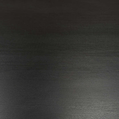 'Magda’ Black Solid Oak Large Extending Dining Table with Light Oak Legs