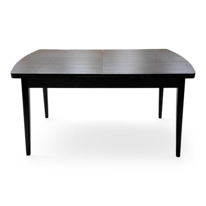‘Magda’ Black Solid Oak Large Extending Dining Table