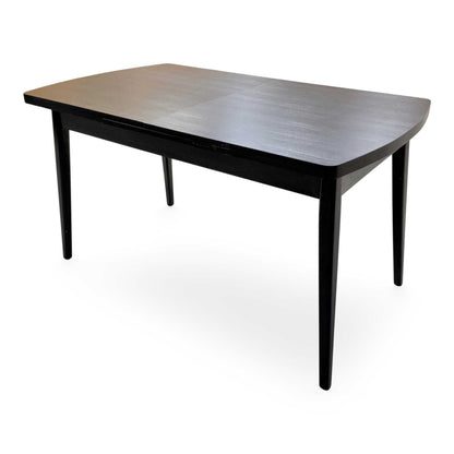 ‘Magda’ Black Solid Oak Large Extending Dining Table