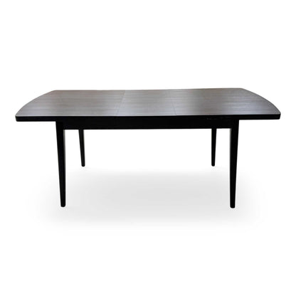 ‘Magda’ Black Solid Oak Large Extending Dining Table