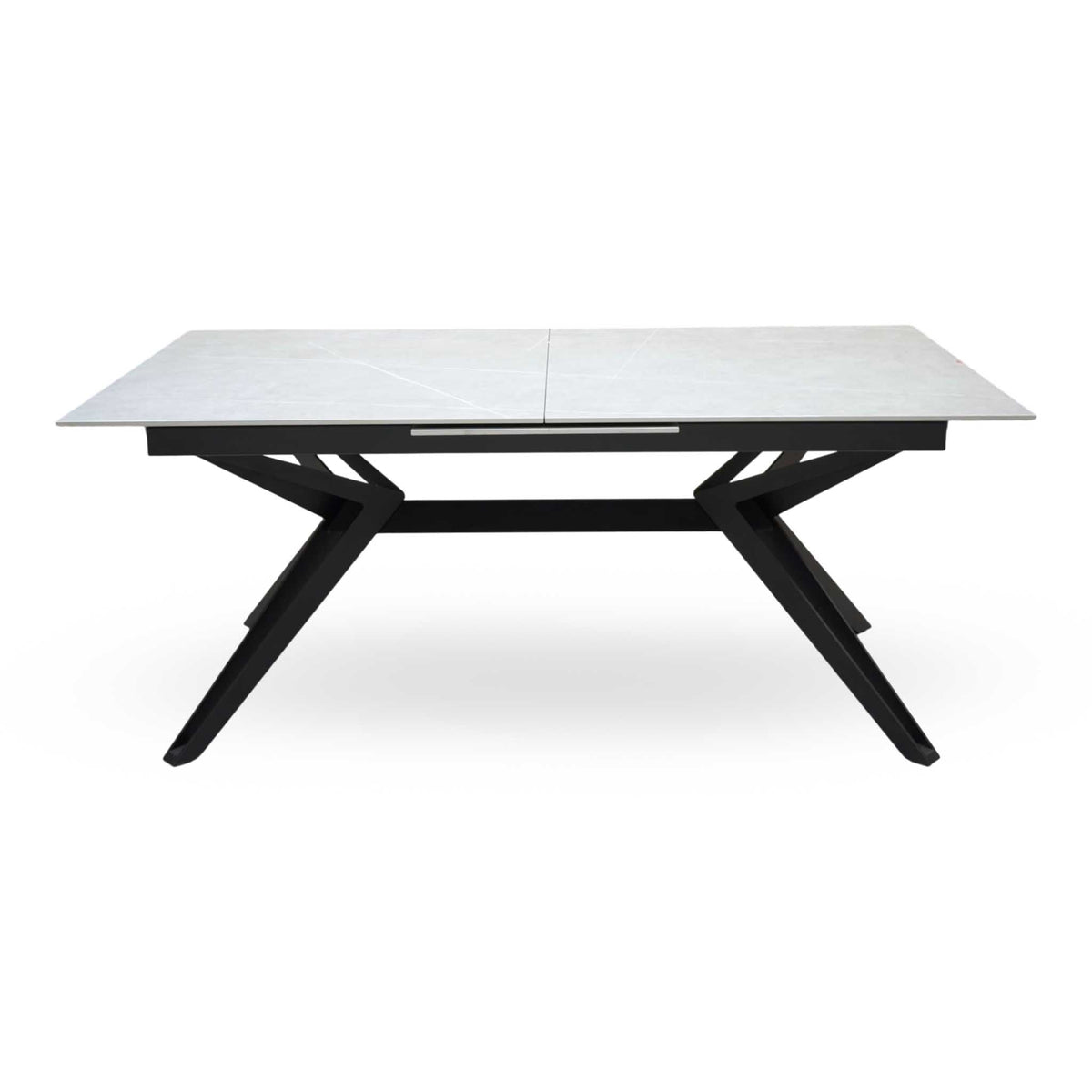 Kore Grey Sintered Stone Top Large Extending Dining Table – view 5