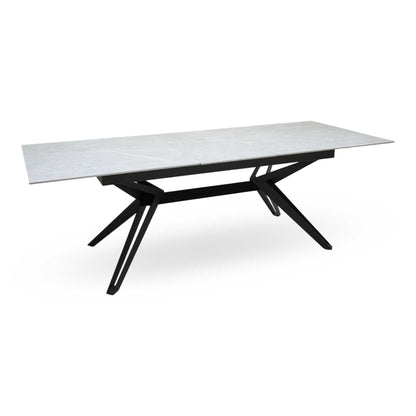 Kore Grey Sintered Stone Top Large Extending Dining Table