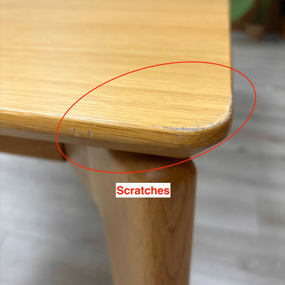 'Hadley' Medium Oak Solid Oak Large Extending Dining Table