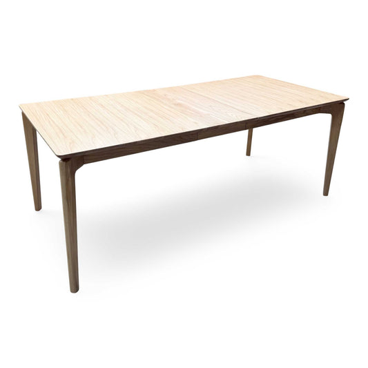 ‘Hadley' Medium Oak Solid Oak Large Extending Dining Table