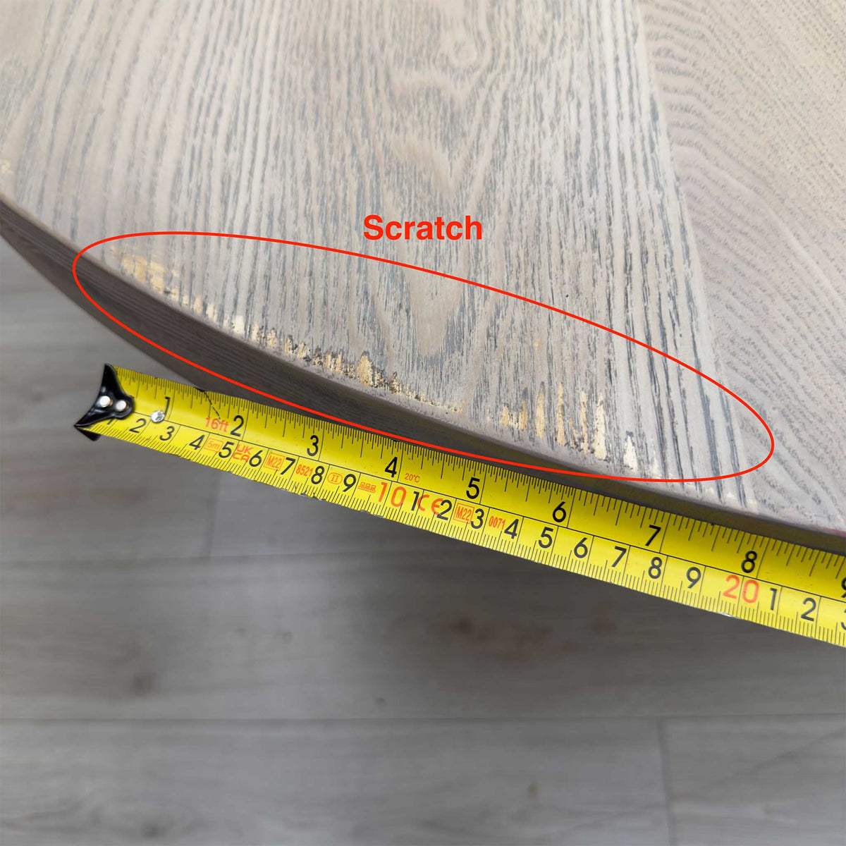 'Falun' Smoked Oak Solid Oak Round Dining Table