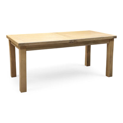 'Delaney' Light Oak Solid Oak Large Extending Dining Table