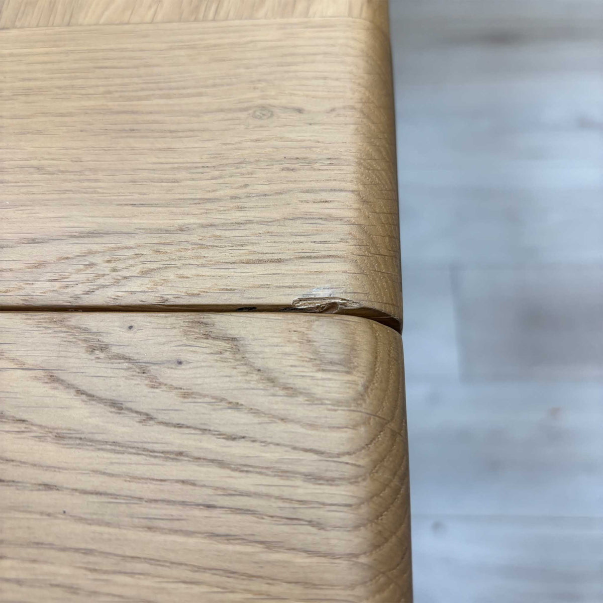 'Delaney' Light Oak Solid Oak Large Extending Dining Table
