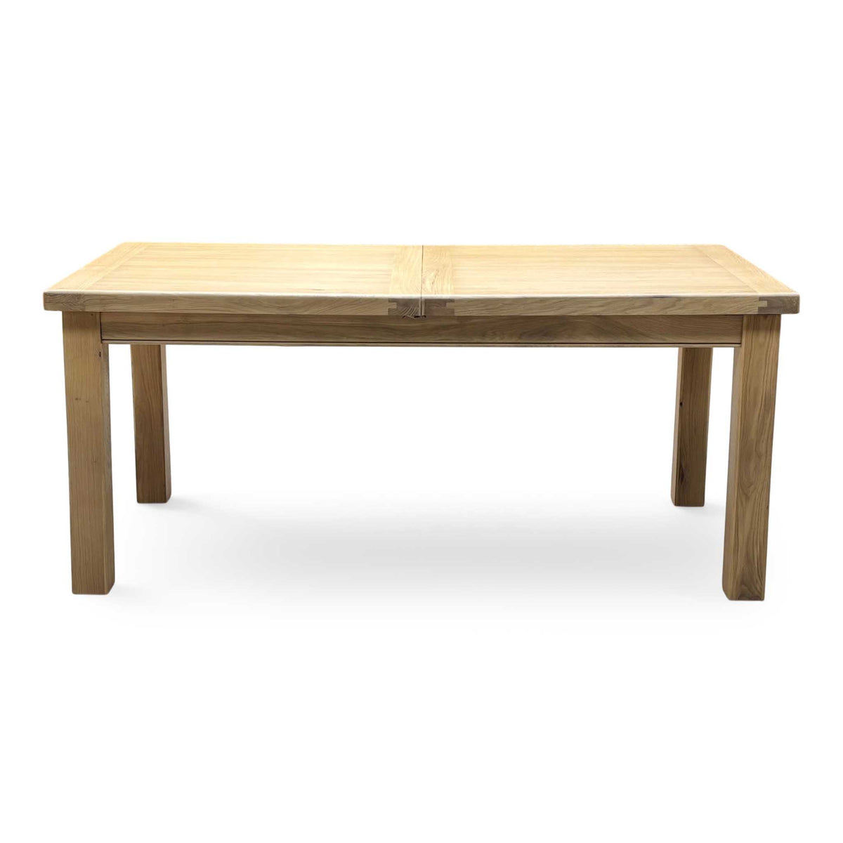 'Delaney' Light Oak Solid Oak Large Extending Dining Table