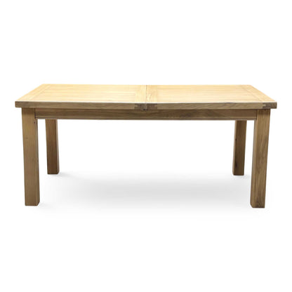 'Delaney' Light Oak Solid Oak Large Extending Dining Table