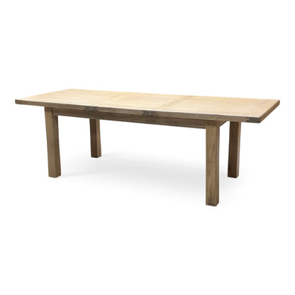 'Delaney' Light Oak Solid Oak Large Extending Dining Table