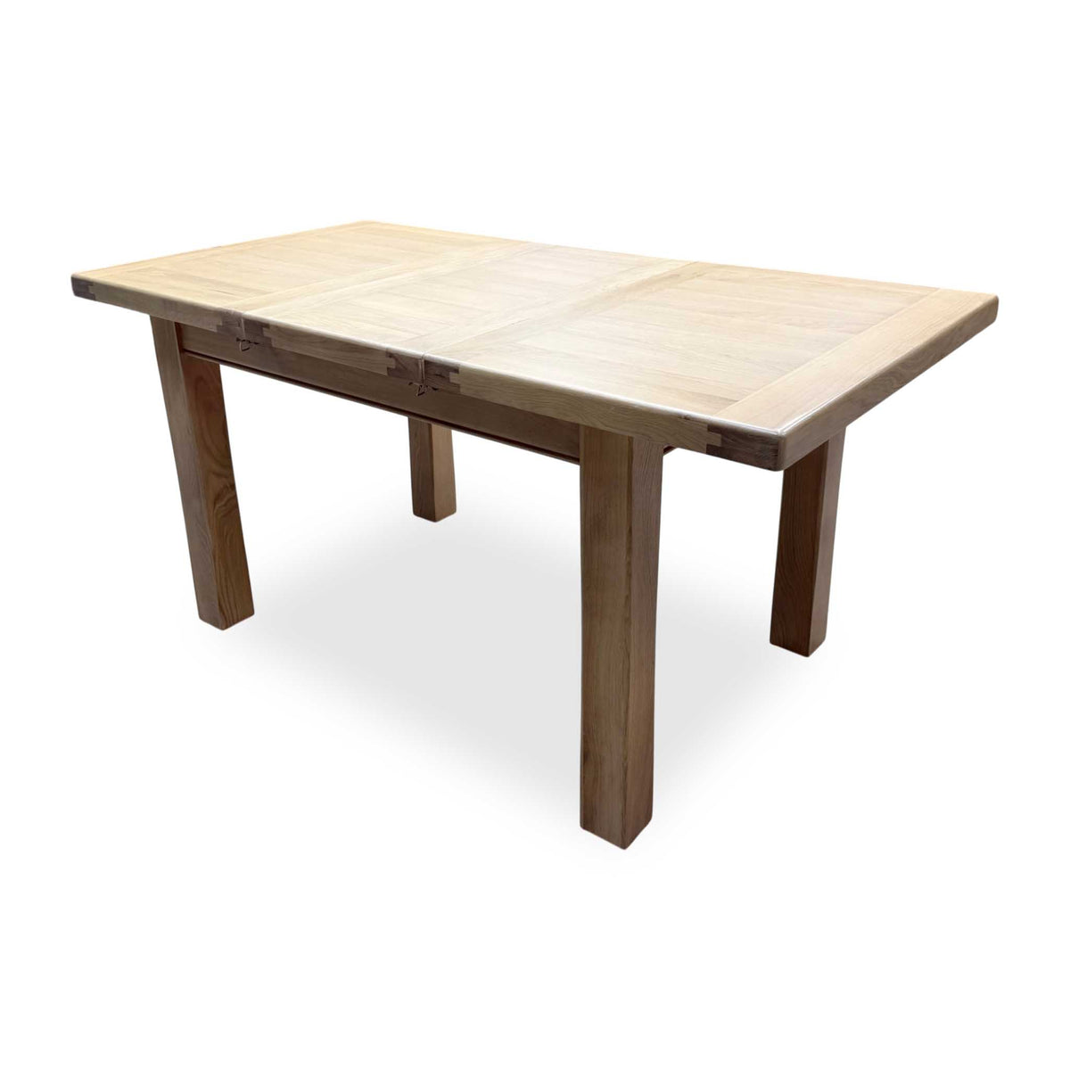 ‘Delaney’ Light Oak Solid Oak Small Extending Dining Table