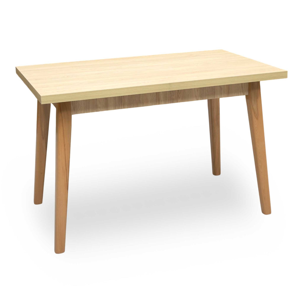 'Darius' Light Oak Solid Oak Dining Table with Beech Legs